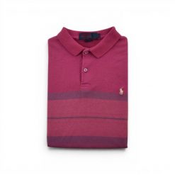 Polo Ralph Lauren koszulka męska z krótkim rękawem. Czerwone koszulki sportowe męskie Ralph Lauren, l, bez wzorów, bez kołnierzyka, bez ramiączek, na golfa. Za 106.46 zł.