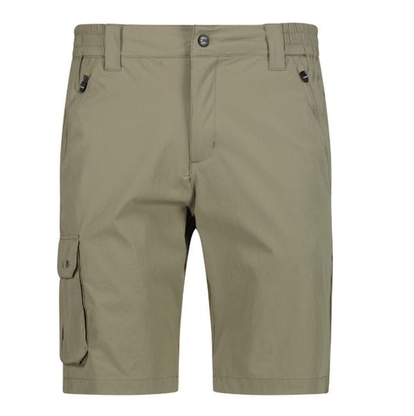 Bermudy rozciągliwe z kieszeniami cargo CMP. Brązowe szorty męskie CMP, l, bez wzorów, z tkaniny. Za 189.99 zł.
