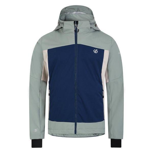 Kurtka turystyczna softshell Dare 2B Mountaineer. Niebieskie kurtki męskie Dare 2b, l, bez wzorów, z lycry, bez kaptura. Za 386.00 zł.