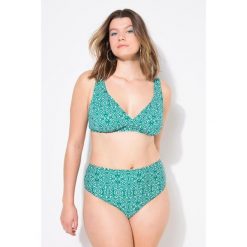 Damskie Figi od bikini figi wysoki stan nadruk ikatowy. Zielone bikini damskie Ulla Popken, plus size, bez wzorów, plus size. Za 93.99 zł.