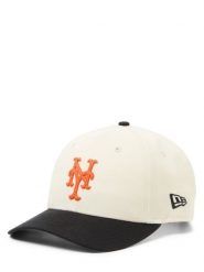 New Era czapka z daszkiem Mężczyźni Bawełna (100%) beżowy, ONE SIZE. Brązowe czapki i kapelusze męskie New Era, bez wzorów, z bawełny, klasyczne. Za 89.95 zł.
