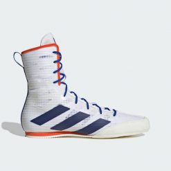 Box Hog 4 Shoes. Białe buty sportowe męskie Adidas, bez wzorów, z materiału. Za 479.00 zł.