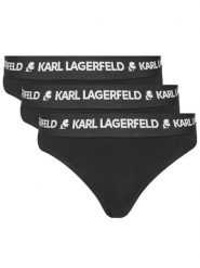 KARL LAGERFELD Komplet 3 par fig klasycznych A1W47148 Czarny. Czarne figi damskie KARL LAGERFELD, m, bez wzorów, z bawełny. Za 159.99 zł.