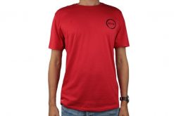Nike Dry Elite BBall Tee, męski t-shirt. Czerwone t-shirty męskie Nike, m, bez wzorów, z bawełny, sportowe, bez kołnierzyka. Za 69.99 zł.