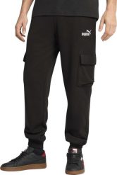 Spodnie męskie Puma ESS No.1 Logo Cargo czarne 682661 01 S. Czarne spodnie sportowe męskie Puma, m, bez wzorów. Za 240.56 zł.