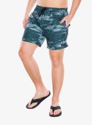 Spodenki męskie Rip Curl Dreamers Volley. Zielone krótkie spodenki sportowe męskie Rip Curl, l, bez wzorów, z materiału, tenisowe. Za 149.80 zł.