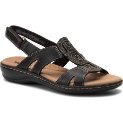 Sandały CLARKS - Leisa Vine 261341134 Black Leather. Klapki damskie Clarks. W wyprzedaży za 219.00 zł.