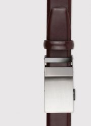 PAKO LORENTE – Brązowy pasek męski z automatyczną klamrą. Brązowe paski damskie Pako Lorente, bez wzorów, ze skóry, eleganckie. Za 149.99 zł.