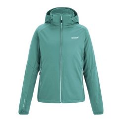 Kurtka Softshellowa Damska Bourda. Niebieskie kurtki damskie Regatta, xl, bez wzorów, z materiału, z kapturem. Za 286.99 zł.