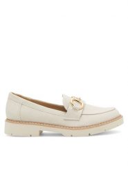 Clara Barson Lordsy EVELINNE WS5885-01 Écru. Białe mokasyny damskie Clara Barson, ze skóry. Za 129.99 zł.