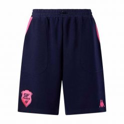 Short Stade Français. Niebieskie krótkie spodenki sportowe męskie Kappa, bez wzorów. Za 289.00 zł.