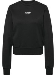 Damska bluza typu crop Hummel LGC Daya. Czarne bluzy damskie Hummel, na wiosnę, xs, bez wzorów, z bawełny, bez kaptura. Za 207.50 zł.