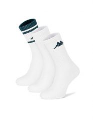 Kappa Skarpety długie KR_SUPERT_SS25 (3-PACK) Biały. Białe skarpety damskie Kappa, bez wzorów, z bawełny. Za 39.99 zł.