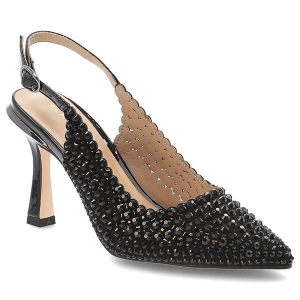 Czarne Czółenka Alma En Pena Eleganckie Obuwie Damskie Na Szpilce. Czarne czółenka damskie Alma en Pena, bez wzorów, eleganckie, bez obcasa, na obcasie, bez zapięcia. Za 609.00 zł.
