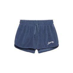 Szorty damskie Superdry Heritage. Niebieskie szorty damskie Superdry., na lato, l, bez wzorów, z materiału, eleganckie. Za 241.25 zł.