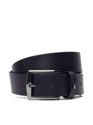 Tommy Hilfiger Pasek Denton 3.5 Ext AM0AM14814 Granatowy. Niebieskie paski damskie Tommy Hilfiger, bez wzorów, ze skóry. Za 209.99 zł.