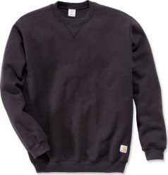 Carhartt Bluza Carhartt Midweight Crewneck Black. Czarne bluzy męskie Carhartt, m, bez wzorów, bez kaptura. Za 212.89 zł.