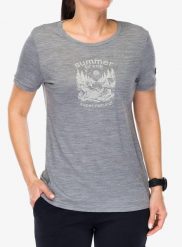 Koszulka damska Super.natural Summer Break Tee. Szare t-shirty damskie super.natural, m, bez wzorów, z dzianiny, bez kołnierzyka. Za 257.39 zł.
