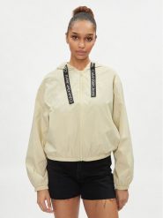 Calvin Klein Jeans Wiatrówka Logo J20J223353 Zielony Regular Fit. Zielone kurtki damskie Calvin Klein Jeans, xl, bez wzorów, z jeansu, bez kaptura. Za 519.99 zł.