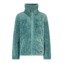 Dziewczęcy polar rozpinany na całej długości Protest Riri. Niebieskie buty zimowe dziewczęce Protest, bez wzorów, z polaru, bez zapięcia. Za 245.00 zł.