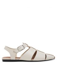 Vagabond Shoemakers Sandały Wioletta 5501-101-02 Écru. Sandały damskie Vagabond Shoemakers, bez wzorów, ze skóry, bez obcasa, na płaskiej podeszwie, bez zapięcia. Za 359.99 zł.