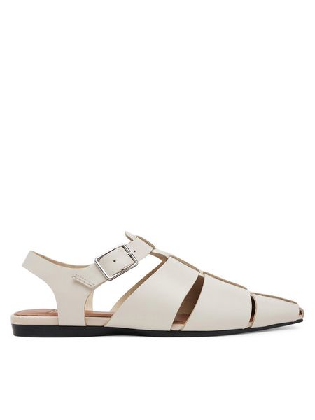 Vagabond Shoemakers Sandały Wioletta 5501-101-02 Écru. Sandały damskie Vagabond Shoemakers, bez wzorów, ze skóry, bez obcasa, na płaskiej podeszwie, bez zapięcia. Za 359.99 zł.