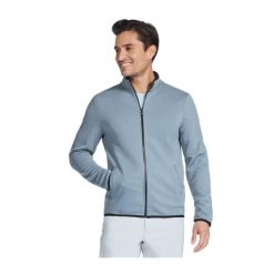 Bluza męska SKECHERS THE HOODLESS HOODIE OTTOMAN JACKET JA25-BLPR L. Niebieskie bluzy męskie Skechers, l, bez wzorów, bez kaptura. Za 187.99 zł.