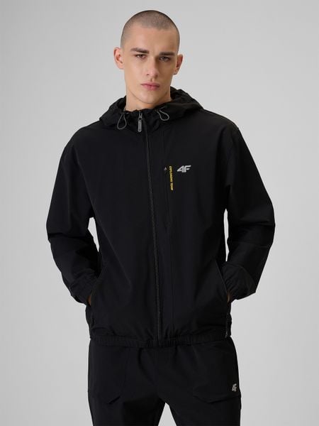 4F Kurtka przejściowa męska - czarna XXL. Czarne kurtki męskie 4f, m, bez wzorów, bez kaptura. Za 269.99 zł.