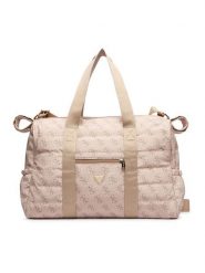 Guess Torba do wózka H5BW18 WFTO0 Beżowy. Brązowe torebki do ręki damskie Guess, z aplikacjami, z materiału, bez dodatków. Za 394.99 zł.