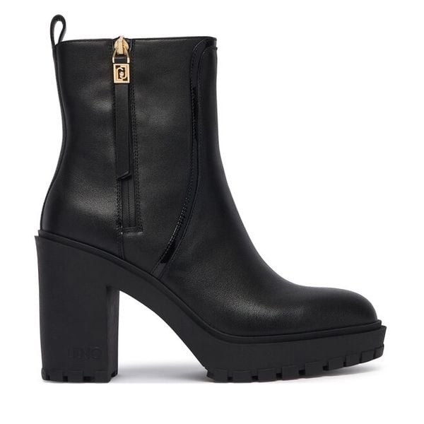 Botki Liu Jo. Brązowe botki damskie Liu Jo, bez obcasa, na słupku, bez zapięcia. Za 829.99 zł.