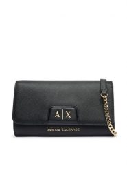Armani Exchange Torebka XW000358 AF26570 UC001 Czarny. Czarne torebki do ręki damskie Armani Exchange, bez wzorów, ze skóry, wizytowe, bez dodatków. Za 429.99 zł.