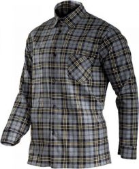 UN KOSZULA FLANELOWA ROCKER SZARA, POLSKA ROZMIAR S (1 SZT). Szare koszule męskie UN, m, bez wzorów, bez kołnierzyka, bez ramiączek. Za 56.51 zł.