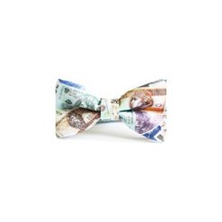 Mucha Mamona. Szare krawaty i muchy Edyta kleist, w paski, z jeansu, eleganckie. Za 99.00 zł.
