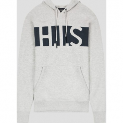 Bluza w kolorze szarym. Szare bluzy męskie H.I.S., z nadrukiem. W wyprzedaży za 152.95 zł.