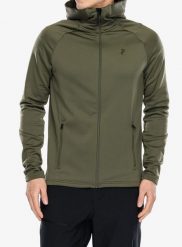 Bluza rozpinana Peak Performance Rider Essentials Zip Hood. Zielone bluzy męskie Peak Performance, l, bez wzorów, z elastanu, bez kaptura. Za 500.49 zł.