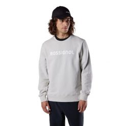 Sweatshirt Rossignol Logo Cn. Szare bluzy męskie Rossignol, m, bez wzorów, bez kaptura. Za 406.50 zł.