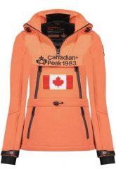 Kurtka turystyczna damska Canadian Peak Toka. Brązowe kurtki damskie Canadian Peak, l, bez wzorów, z materiału, bez kaptura, trekkingowe. Za 326.49 zł.