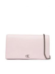 Calvin Klein Torebka Ck Wallet On Chain LV04F3319G Bordowy. Czerwone torebki do ręki damskie Calvin Klein, bez wzorów, ze skóry, wizytowe, bez dodatków. Za 409.99 zł.