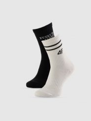 4F Skarpetki długie (2-pack) damskie - multikolor 39-42. Skarpety damskie 4f, bez wzorów, prążkowane. Za 49.99 zł.