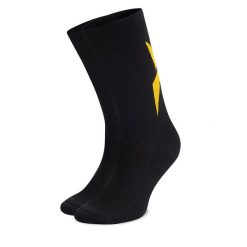 Skarpety długie Reebok. Czarne skarpety męskie Reebok, bez wzorów. Za 39.99 zł.