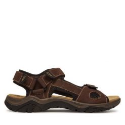 Sandały Bugatti. Brązowe sandały męskie Bugatti, bez zapięcia. Za 199.99 zł.
