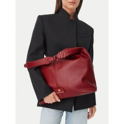 Torebka Beverly Hills Polo Club. Czerwone torebki do ręki damskie Beverly Hills Polo Club, bez wzorów, klasyczne, bez dodatków. Za 229.99 zł.