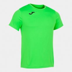Koszulka do biegania męska Joma Record II. Niebieskie koszulki sportowe męskie Joma, m, bez wzorów, bez kołnierzyka, bez ramiączek, do biegania. Za 59.99 zł.