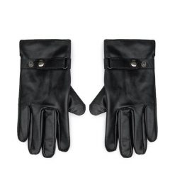 Rękawiczki Męskie Lasocki. Czarne rękawiczki męskie Lasocki, bez wzorów. Za 99.99 zł.