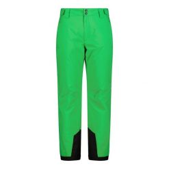 Spodnie narciarskie z tkaniny żakardowej CMP. Zielone spodnie snowboardowe męskie CMP, m, bez wzorów, z tkaniny, narciarskie. Za 421.50 zł.