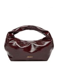 JENNY Torebka C-JEN-S-002-08 Bordowy. Czerwone torebki do ręki damskie Jenny, bez wzorów, z materiału, bez dodatków. Za 129.99 zł.