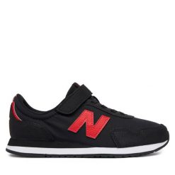 Sneakersy New Balance. Czarne trampki i tenisówki chłopięce New Balance, bez wzorów, bez zapięcia. Za 219.99 zł.