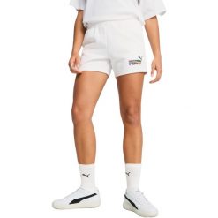 Szorty Puma Love United Mid-rise Shorts 4, Kobiety. Białe szorty sportowe damskie Puma, xl, bez wzorów, z bawełny, sportowe, do biegania. Za 290.00 zł.