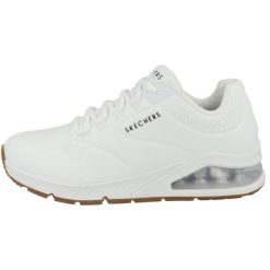 Buty sportowe Sneakersy damskie, Skechers Uno 2 - Air Around You. Białe obuwie sportowe damskie Skechers, bez wzorów, z materiału, trekkingowe. Za 426.00 zł.