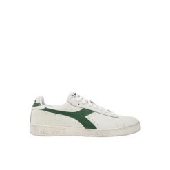 Sneakersy Diadora Game L Low Waxe. Białe obuwie sportowe damskie Diadora, bez wzorów, ze skóry. W wyprzedaży za 349.90 zł.